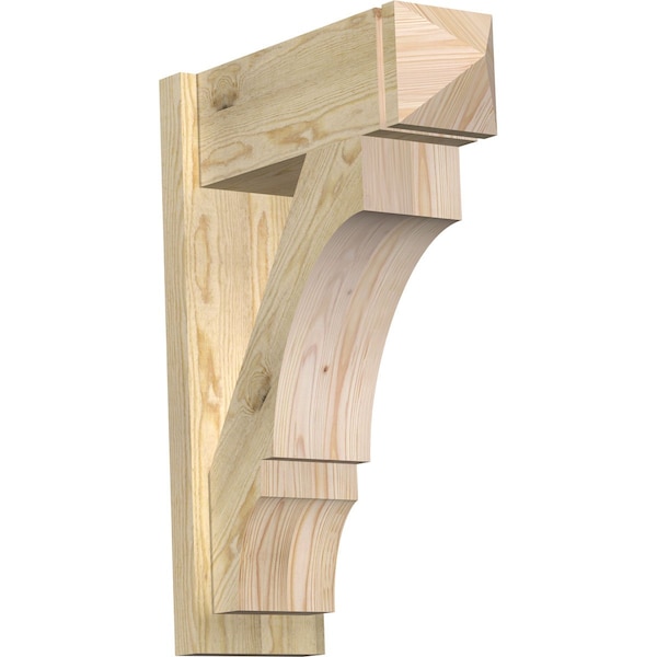 Ekena Millwork Balboa Rough Sawn Arts and Crafts Outlooker, Douglas Fir, 8"W x 22"D x 30"H OUT08X22X30BOA03RDF - main